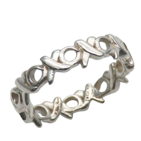 アクセサリー Tiffany&Co. Love and Kiss Ring silver925 Tiffany & Co. Love Kiss Ring, SV925, approximately 2.2g, silver